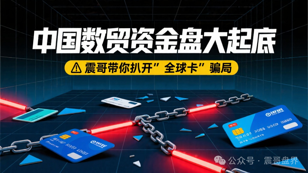 【中国数贸】资金盘大起底：震哥带你扒开“全球卡”骗局！
