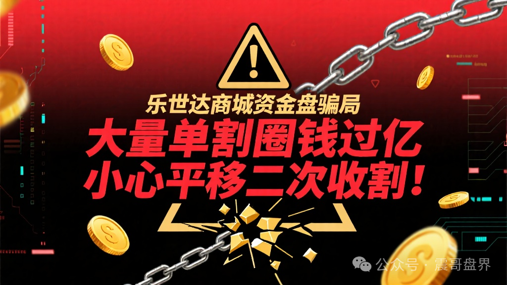 【乐世达商城】资金盘骗局，大量单割圈钱过亿，小心平移二次收割！