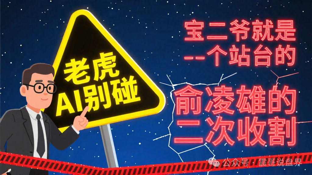 骗局曝光【老虎AI】别碰，宝二爷就是个站台的，俞凌雄的二次收割！