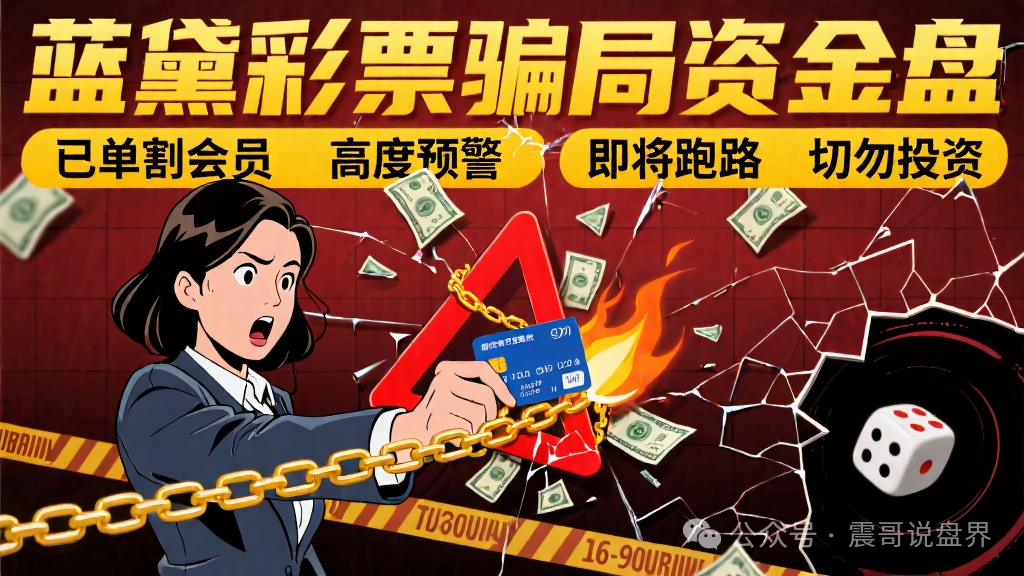 【蓝黛彩票】骗局资金盘，已经单割会员，高度预警即将跑路！