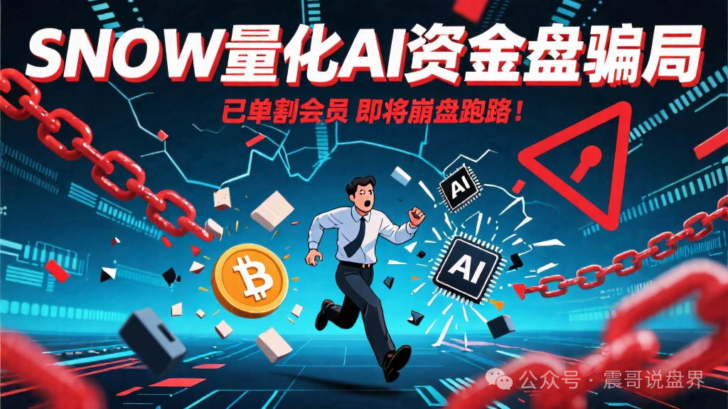 【SNOW量化AI】资金盘骗局，已经单割会员，即将崩盘跑路！