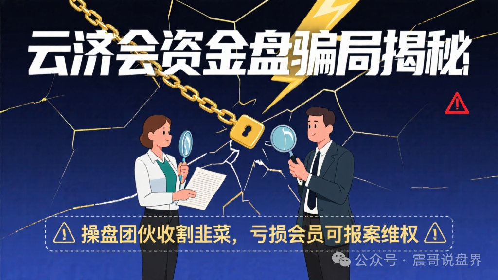 【云济会】资金盘骗局揭秘：操盘团伙收割韭菜，亏损会员可报案维权。