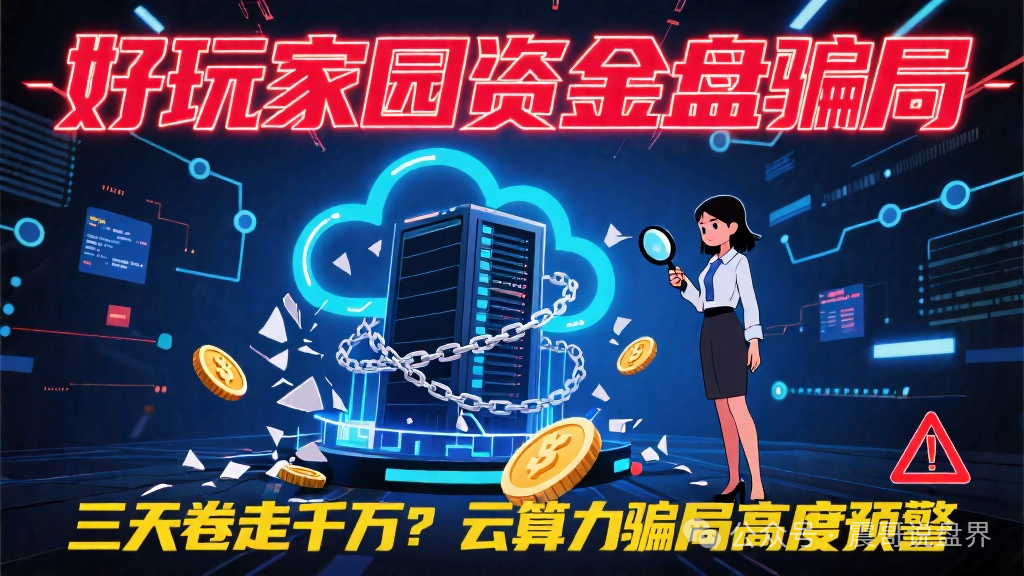 【好玩家园】资金盘骗局，三天卷走千万？云算力骗局高度预警！