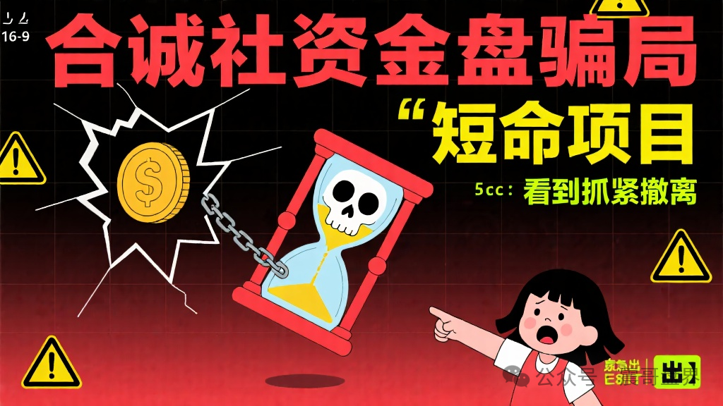 【合诚社】资金盘骗局，短命项目，看到抓紧撤离！